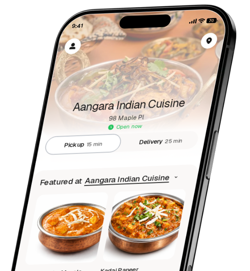 Aangara Indian Cuisine app preview