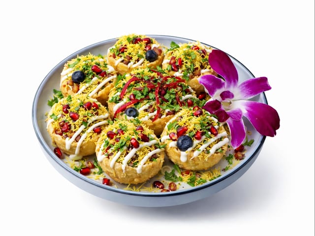 Sev Batata Puri Chaat.