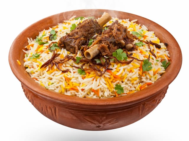 Goat Biryani.