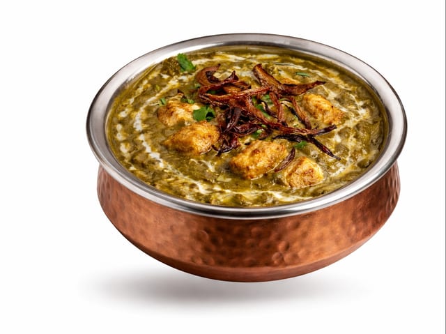 Palak Chicken.